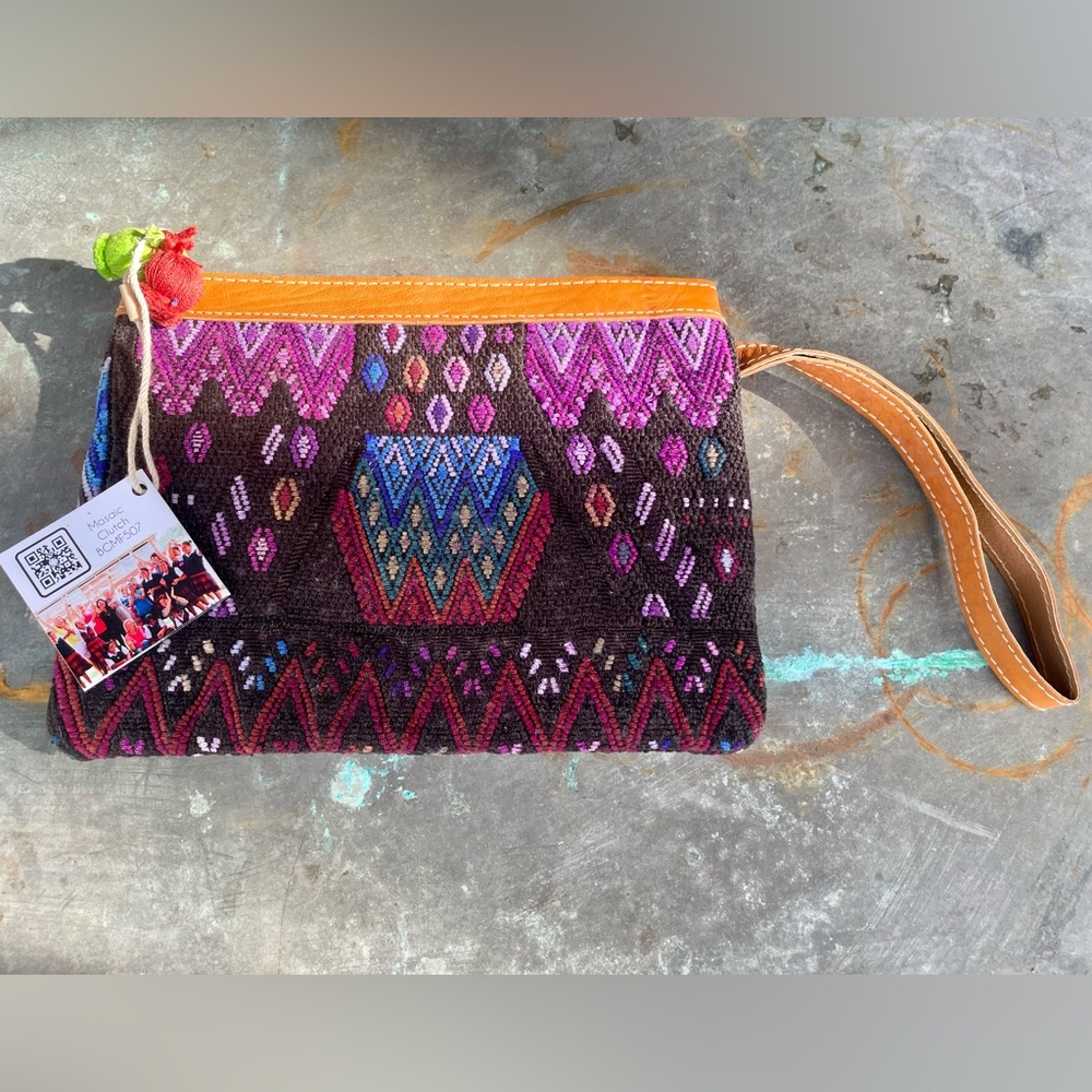 Trades of Hope mosaic clutch handmade